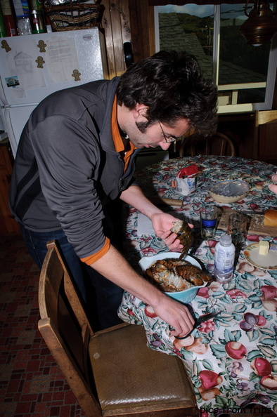 Keith examining the lobster2011d10c169.jpg